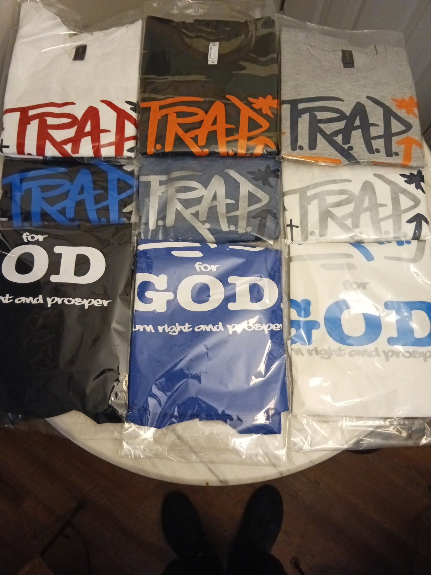 Theoplas Trap For God T-Shirts